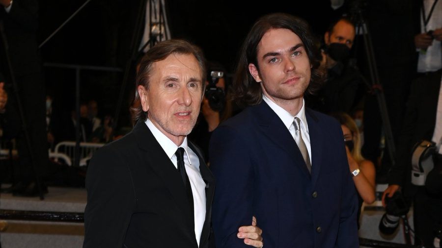 Tim Roth mit seinem Sohn Cormac im vergangenen Jahr in Cannes. (wue/spot)