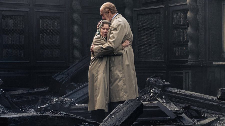 Imelda Staunton als Queen Elizabeth II. und Jonathan Pryce als Prinz Philipp in der neuen "The Crown"-Staffel. (dr/spot)