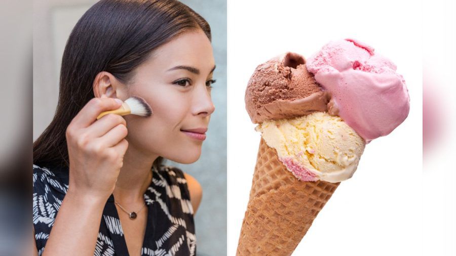 Der Beauty-Trend Ice Cream Contouring zaubert jedem Gesicht schöne Wangenknochen. (eee/spot)