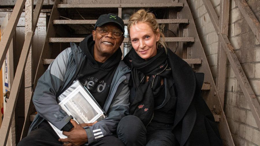 Samuel L. Jackson und Uma Thurman in New York. (smi/spot)