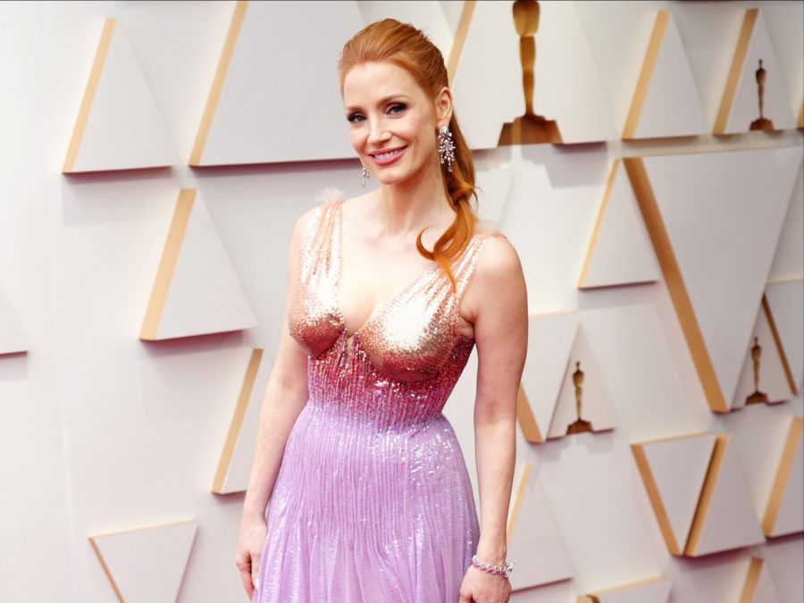 Jessica Chastain attends the 94th Annual Academy Awards - Getty BangShowbiz