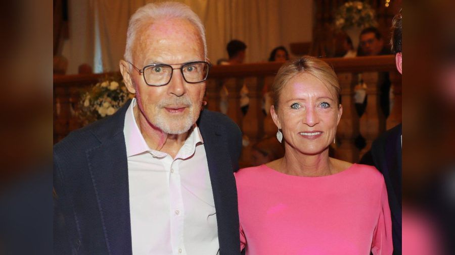 Heidi und Franz Beckenbauer bei einem Auftritt in Bad Griesbach. (hub/spot)