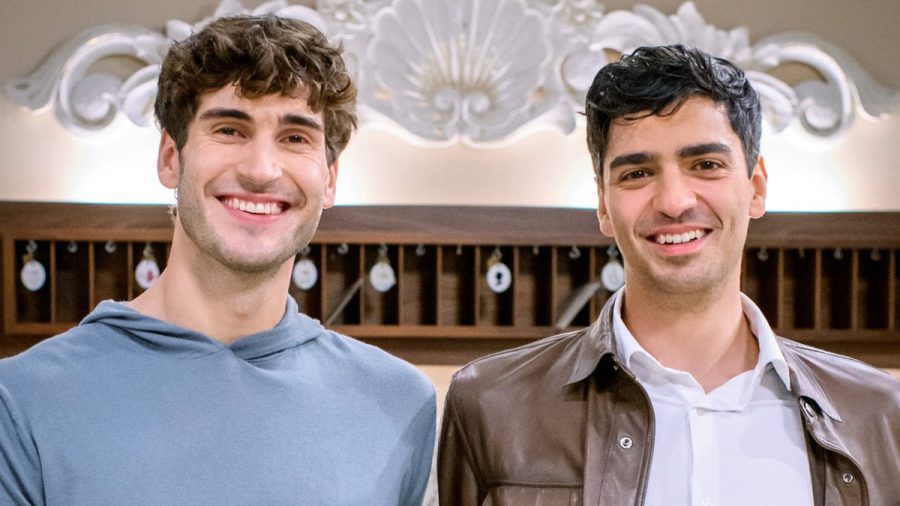 Christopher Jan Busse (l.) und Marcel Zuschlag sind schon bald in der Telenovela "Sturm der Liebe" zu sehen. (jer/spot)