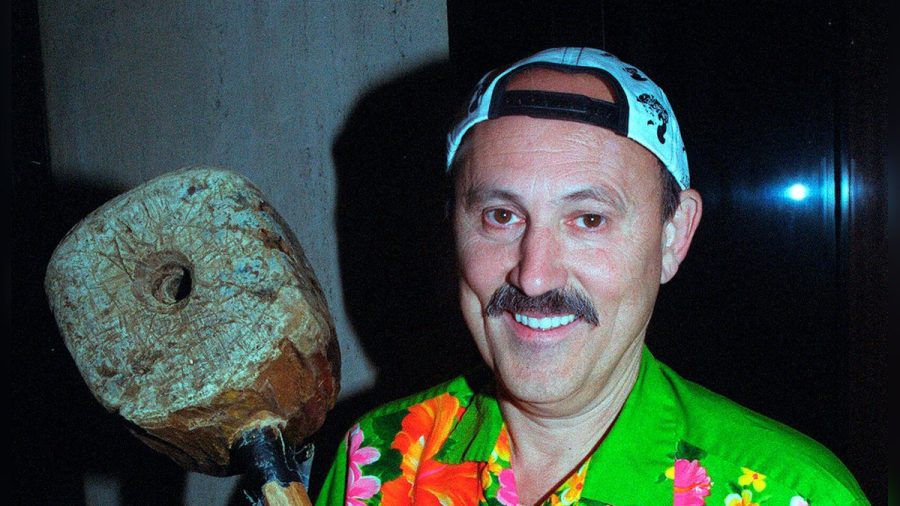 Leo Gallagher mit seinem legendären Vorschlaghammer. (dr/spot)