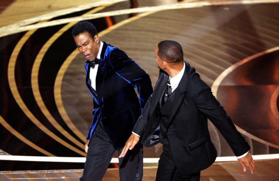 Will Smith slaps Chris Rock at the Oscars 2022 - Getty BangShowbiz