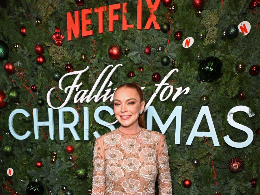 Lindsay Lohan - November 2022 - Falling For Christmas Celebratory Holiday Fan Screening - NYC -Getty BangShowbiz
