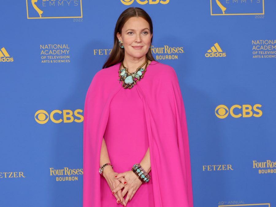 Drew Barrymore at Daytime Emmy Awards in Pasadena, California - Getty - June 2022 BangShowbiz