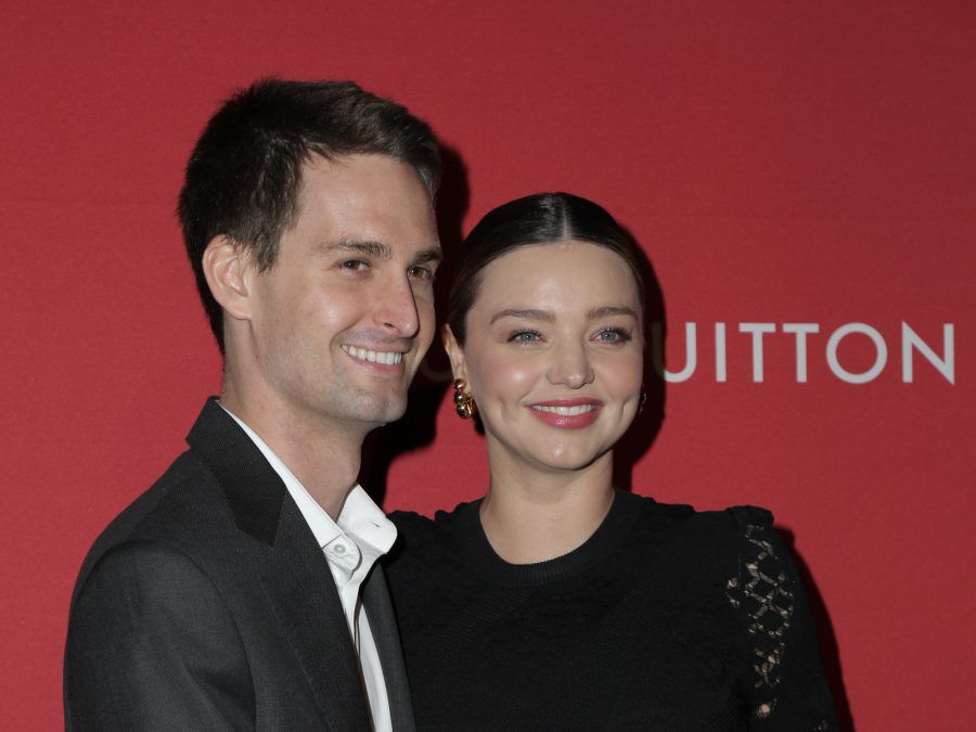 Miranda Kerr and Evan Spiegel - Jasper Johns Something Resembling Truth Exhibit LA - FEB 18 - AVALON BangShowbiz