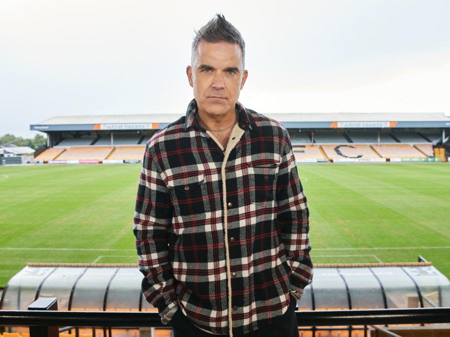 Robbie Williams interviewed by Zane Lowe for Apple Music 1 - PR handout - November 2022 BangShowbiz