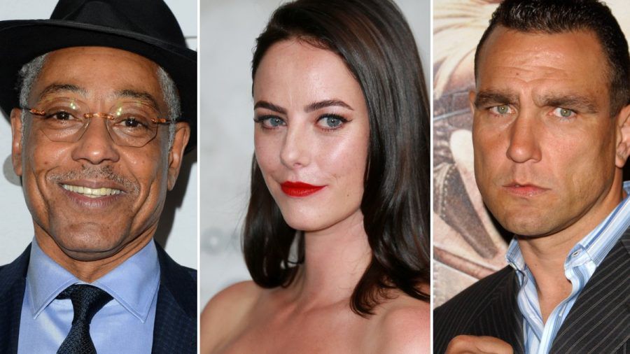 Giancarlo Esposito, Kaya Scodelario und Vinnie Jones (v.l.n.r.) übernehmen in Guy Ritchies "The Gentlemen"-Serie bedeutende Rollen. (lau/spot)