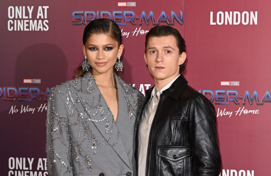 Zendaya and Tom Holland - Spiderman No Way Home - Photocall London - Getty BangShowbiz