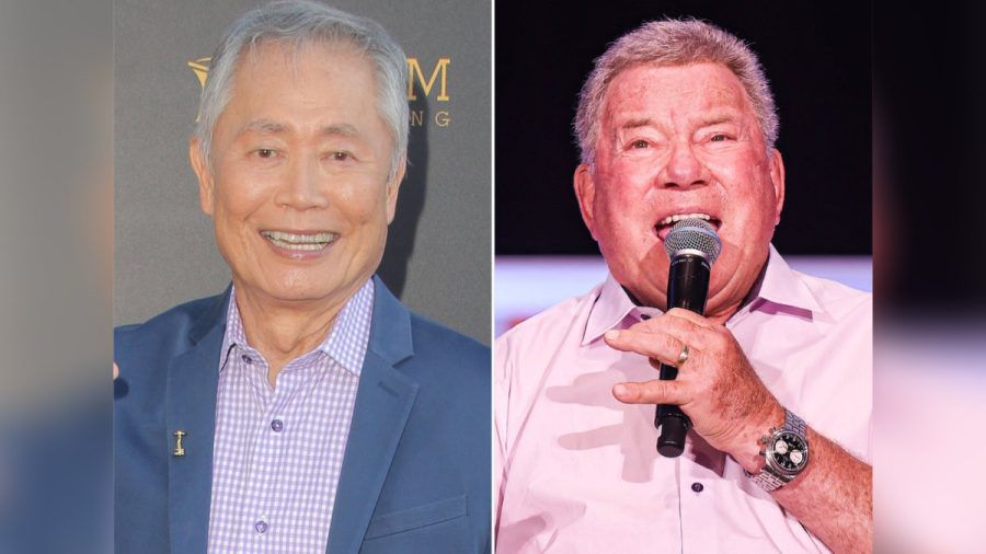 George Takei (l.) wehrt sich gegen William Shatner. (smi/spot)