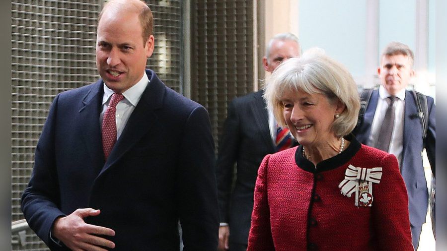 Prinz William hat Wales einen Kennenlern-Besuch ohne Ehefrau Kate abgestattet. (lau/spot)