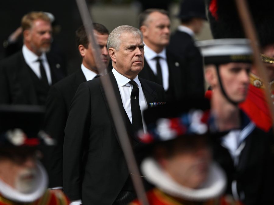 Prince Andrew - State funeral of Queen Elizabeth II - SEP 22 -AVALON BangShowbiz