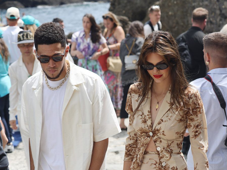 Devin Booker and Kendall Jenner - Portofino May 2022 - Getty BangShowbiz