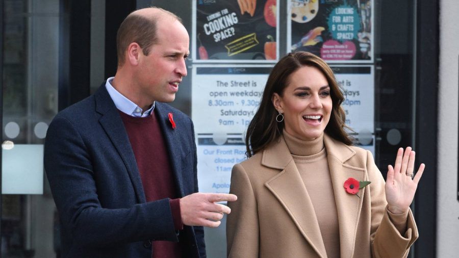 Prinz William und Prinzessin Kate waren in Scarborough unterwegs. (amw/spot)