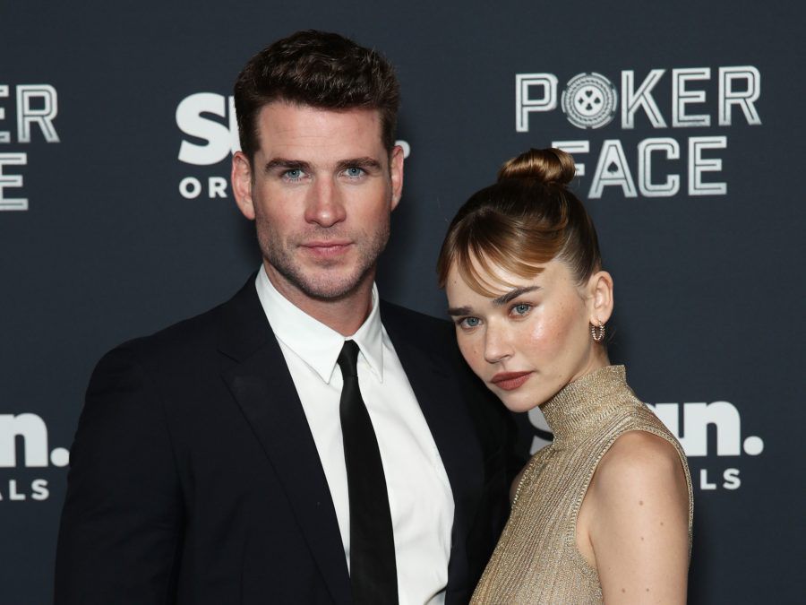 Liam Hemsworth and Gabriella Brooks - Australian Premiere of Poker Face - 2022 - Getty BangShowbiz