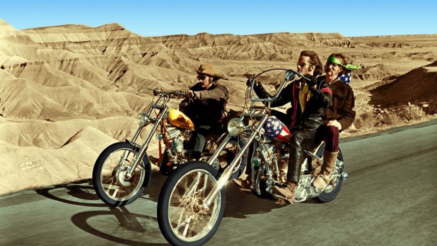 "Easy Rider" (1969) mit den Schauspielern Dennis Hopper, Peter Fonda und Luke Askew. (ili/spot)