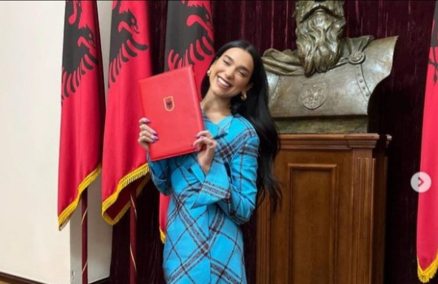 Dua Lipa - November 2022 - Albanian citizenship -  Instagram - ONE USE BangShowbiz
