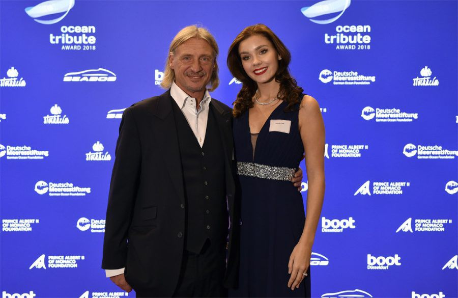 Frank Otto - Nathalie Volk - 23.01.2017 Düsseldorf - dpa BangShowbiz
