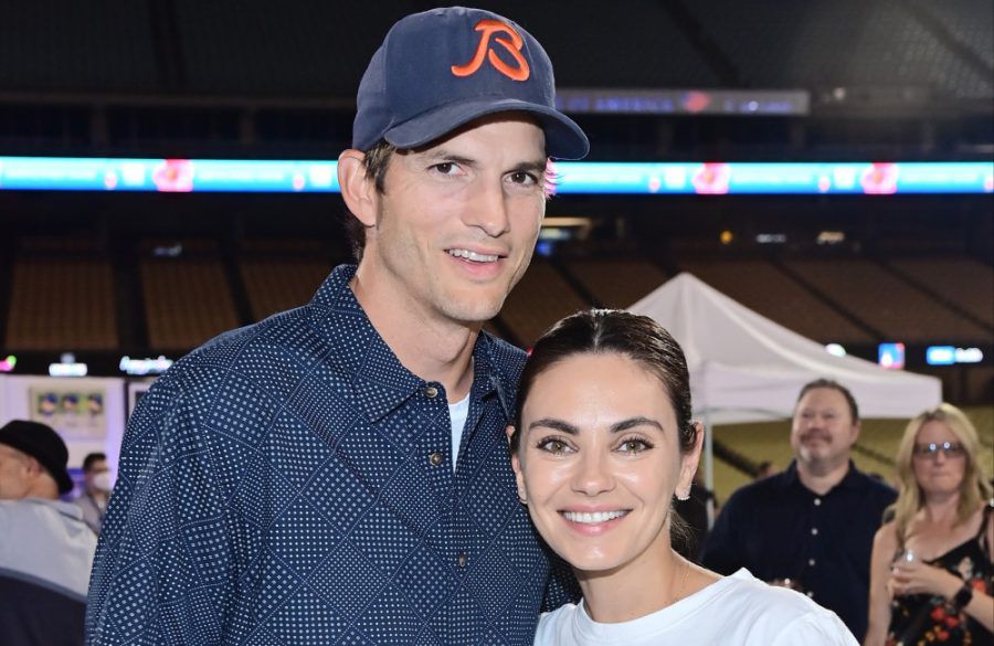 Ashton Kutcher And Mila Kunis - Dodger Stadium - Los Angeles - August 8th 2022 - Getty BangShowbiz