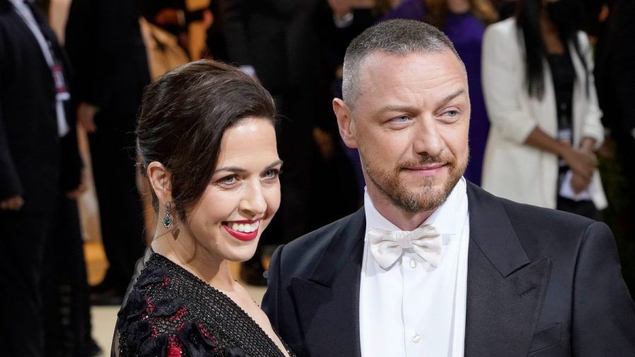 James McAvoy mit seiner Ehefrau Lisa Liberati. (wue/spot)