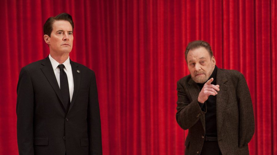 Al Strobel (r.) mit "Twin Peaks"-Hauptdarsteller Kyle MacLachlan. (smi/spot)