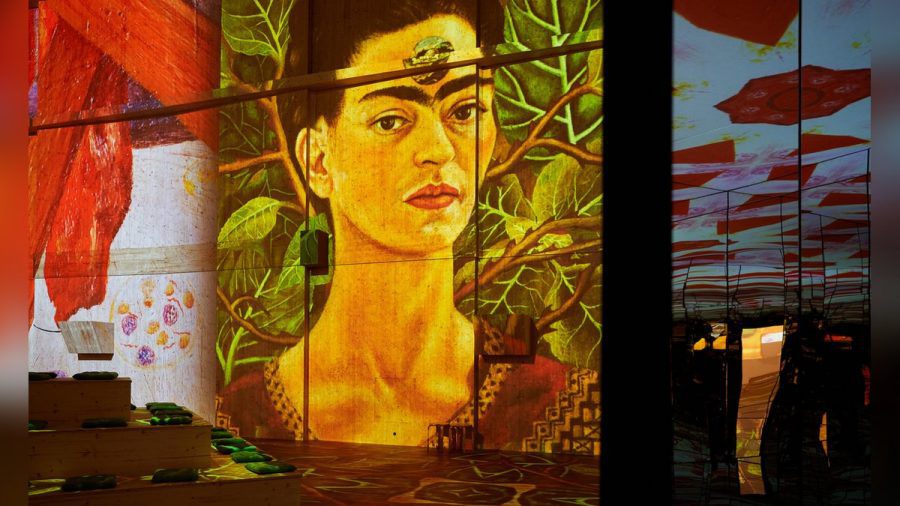 Das immersive Erlebnis "Viva Frida Kahlo" im Utopia in München. (mia/spot)