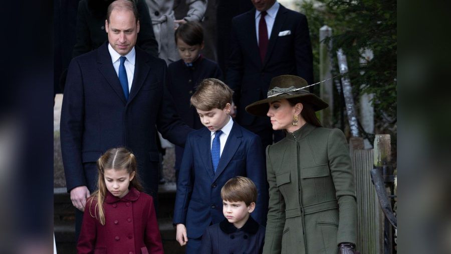 Prinzessin Kate mit ihrer Familie in Sandringham. (jom/spot)