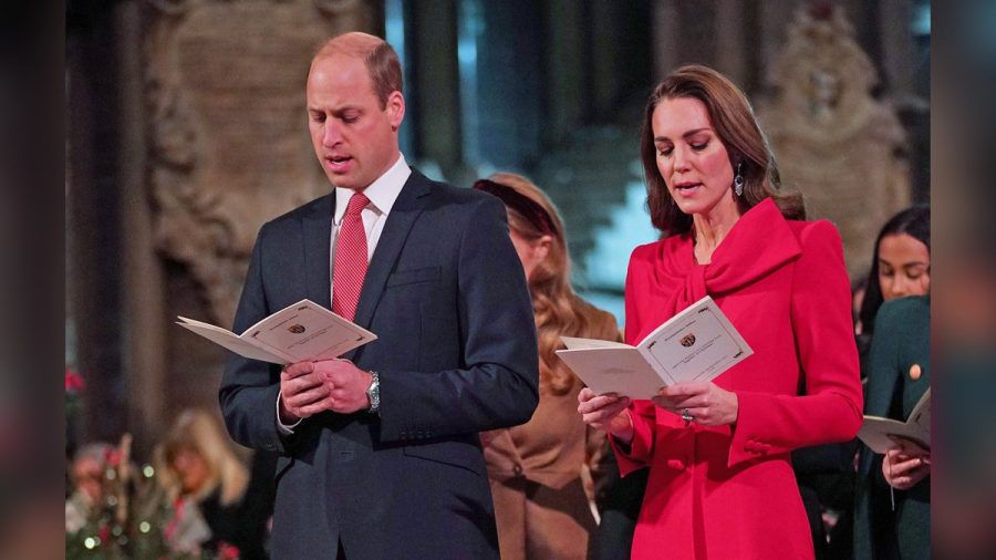 Prinz William und Prinzessin Kate bei der Weihnachtsveranstaltung in der Westminster Abbey im vergangenen Jahr. (wue/spot)
