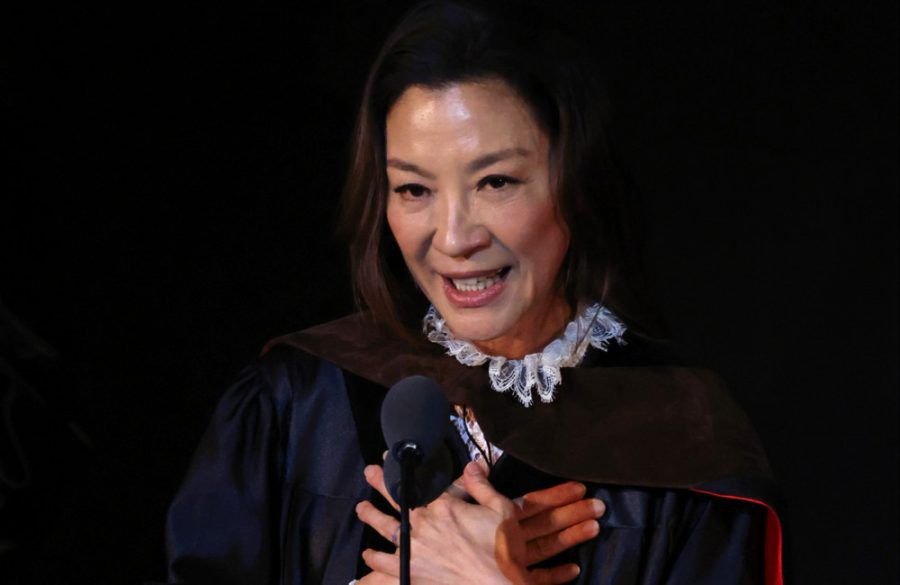 Michelle Yeoh - Aug 2022 - AFI Conservatory class of 2022   - Chinese Theatre - CA - Getty BangShowbiz