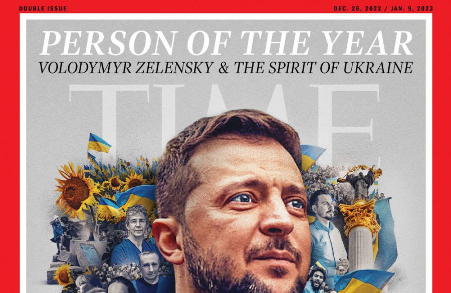 Volodymyr Zelensky - TIME Magazine Cover - December 2022 BangShowbiz