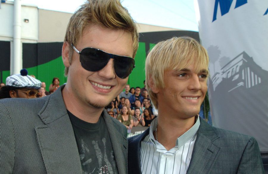 Nick Carter and Aaron Carter - MTV 2006 Movie Awards Culver City - California - Getty BangShowbiz