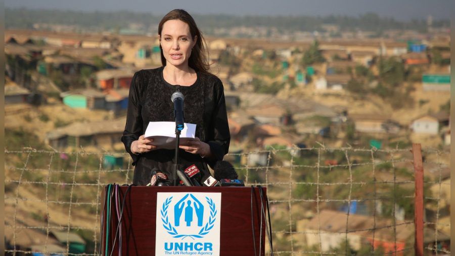 Angelina Jolie verabschiedet sich von ihrer Rolle als UNHCR-Sondergesandte. (eee/spot)