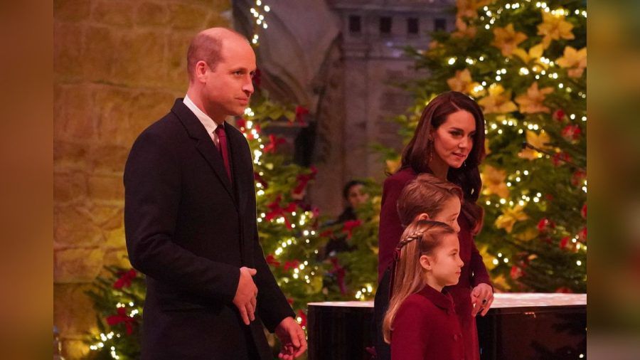 Prinz William mit seiner Familie beim Weihnachtskonzert in London. (jom/spot)