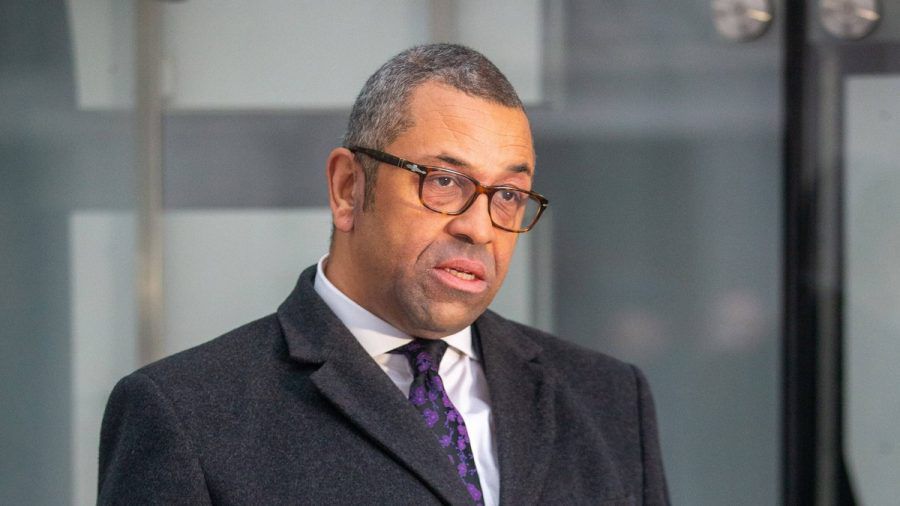 James Cleverly bei einem Auftritt in London. (hub/spot)