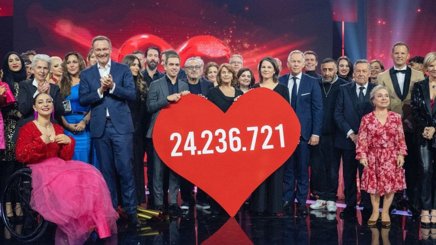 24.236.721 Euro lautet in diesem Jahr das Ergebnis der Spendengala "Ein Herz für Kinder". (ili/spot)