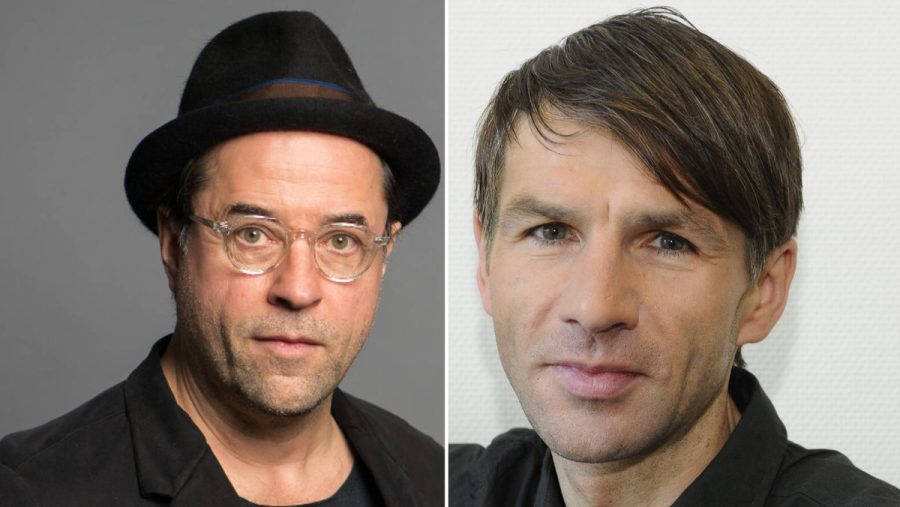 Jan Josef Liefers (l.) und Tobias Langhoff kannten sich schon lange. (amw/spot)