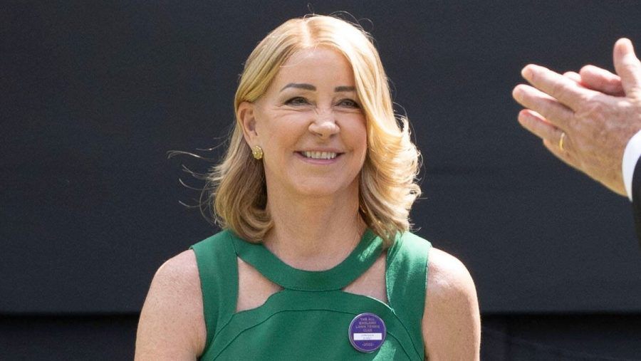 Chris Evert in Wimbledon im vergangenen Jahr. (wue/spot)