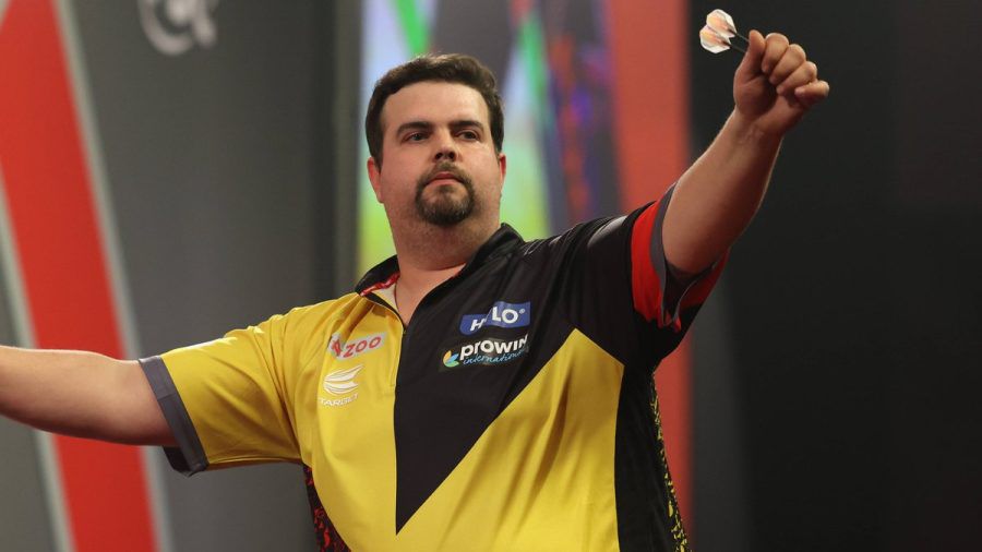 Gabriel Clemens hat Darts-Geschichte geschrieben: Er steht als erster Deutscher im WM-Halbfinale. (jer/spot)