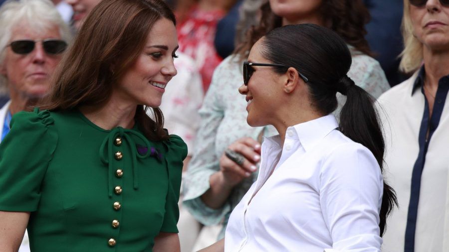 Prinzessin Kate und Herzogin Meghan besuchten 2019 gemeinsam das Tennis-Turnier in Wimbledon. (ncz/spot)