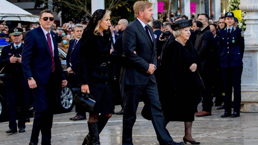 Nicht nur Willem-Alexander, Máxima und Beatrix der Niederlande reisten zur Trauerfeier für Konstantin II. nach Athen. (hub/spot)