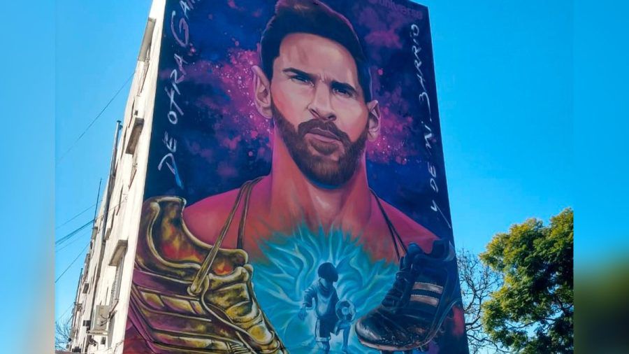 In Rosario ist Lionel Messi allgegenwärtig. (kms/spot)