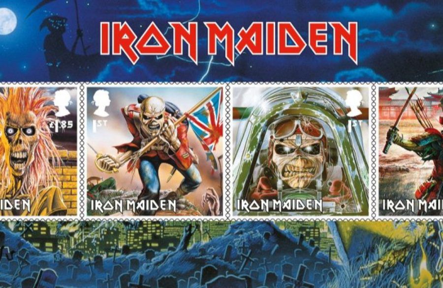 Iron Maiden Stamps - Wilful Publicity Jan 2022 BangShowbiz
