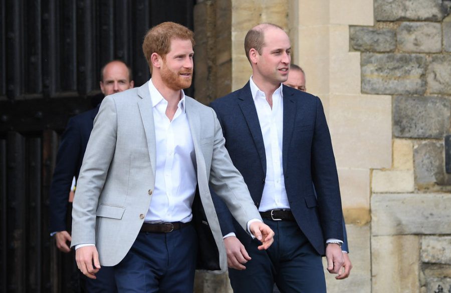 Prince Harry and William - 2018 - Getty BangShowbiz