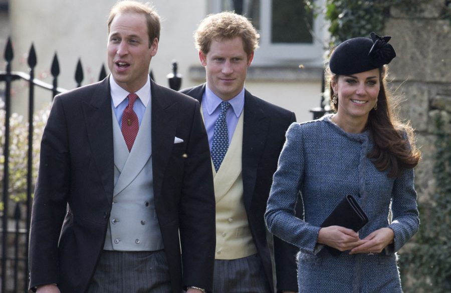 Duchess Catherine, Princes William, Harry - England - Splash - 2014 BangShowbiz