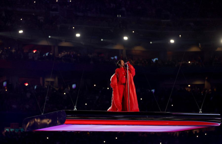 Rihanna - Super Bowl LVII Halftime Show at State Farm Stadium, February 12, 2023, Glendale - Getty BangShowbiz
