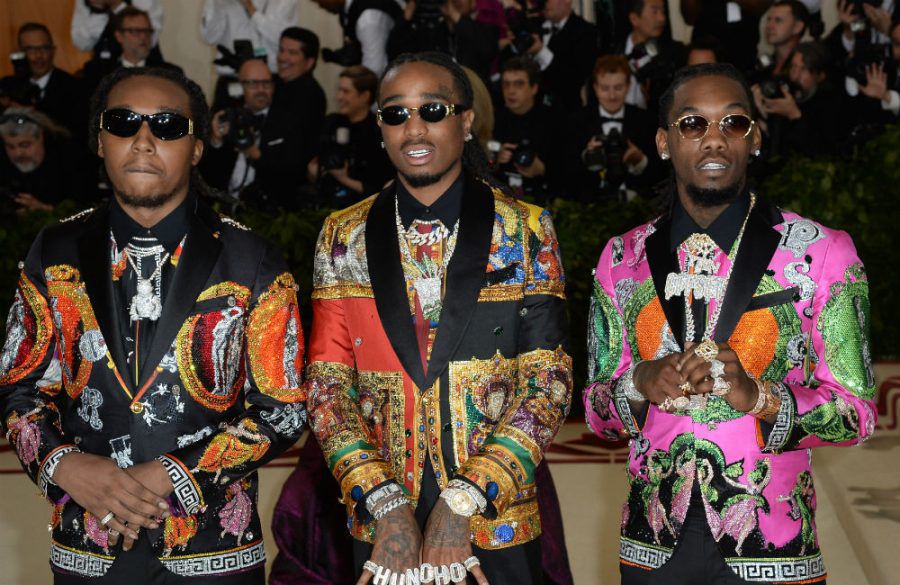 Migos - Takeoff, Quavo, Offset - at the Met Gala May 2018 Famous BangShowbiz