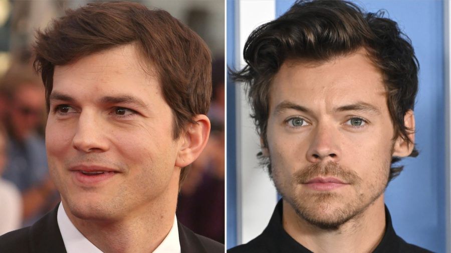 Ashton Kutcher (li.) erkannte Harry Styles (re.) einst nicht auf einer Karaoke-Party. (jer/spot)