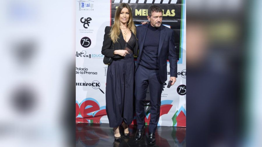 Antonio Banderas und Nicole Kimpel bei einem Event in Madrid. (hub/spot)